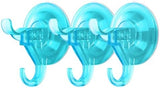 Antimbee 3 Pack Suction Cup Hooks, Clear Suction Cup Hanger, Removable Small Suction Cups for Shower, Bathroom, Glass, Door, Windows, Kitchen - Max Hanging up to 11 lbs on Smooth Surface - Homesidy.com