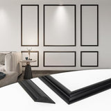 Art3d Pre - Cut Wall Molding Set of 6 pcs, Ready - to - Assemble Wainscoting Panels for Interior Wall Décor Living Room Bedroom Accent Wall - Installed with Glue, 3 Top 3 Bottom - Homesidy.com