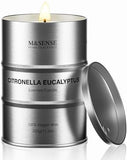 M&amp;SENSE Scented Candle, Tobacco Vanilla Medium Jar Candle Gifts for Men, 70 Hours Slow Burning Natural Soy Candles 11.3oz, Stress Relief Aromatherapy Candles Home Decor, Valentines Day Gifts for Him - Homesidy.com