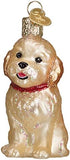 Old World Christmas Black Labrador Dog Collection Glass Blown Ornaments for Christmas Tree 3.75 x 1.5 - Homesidy.com