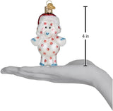 Old World Christmas Rudolph and Clarice Glass Blown Ornament for Christmas Tree, Handcrafted Holiday Decoration, Rudolph Collection - Homesidy.com
