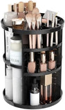 Rotating Makeup Organizer, DIY 8 Adjustable Layers Spinning Skincare Organizer, Cosmetic Display Case with Brush Holder Perfume Tray, Multi - Function Storage Carousel for Vanity Bathroom Countertop - Homesidy.com
