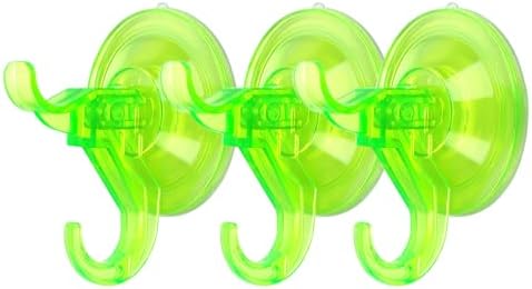 Antimbee 3 Pack Suction Cup Hooks, Clear Suction Cup Hanger, Removable Small Suction Cups for Shower, Bathroom, Glass, Door, Windows, Kitchen - Max Hanging up to 11 lbs on Smooth Surface - Homesidy.com