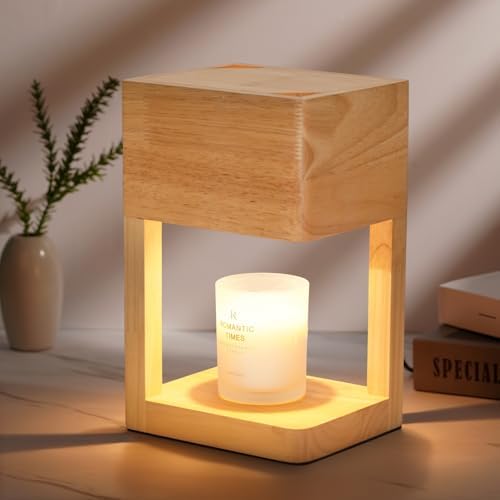 Modern Candle Warmer Lamp with Timer, Dimmable Candle Lamp Warmer, Men Women Christmas Birthday Gifts, Black Candle Warmer, Adjustable Candle Light Warmer, Cozy Living Room Bedroom Home Decor - Homesidy.com