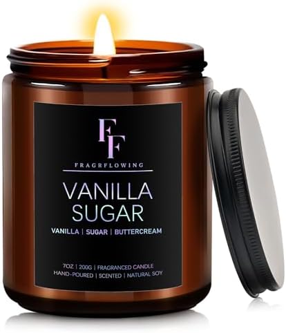 Vanilla Coconut Candle, Scented Candle for Home Soy Wax Candle, Aromatherapy Candle Gift for Women Men, 7oz - Homesidy.com