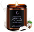 Vanilla Coconut Candle, Scented Candle for Home Soy Wax Candle, Aromatherapy Candle Gift for Women Men, 7oz - Homesidy.com