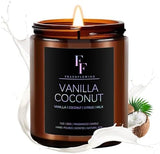 Vanilla Coconut Candle, Scented Candle for Home Soy Wax Candle, Aromatherapy Candle Gift for Women Men, 7oz - Homesidy.com