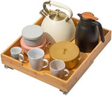 HOLDN’ STORAGE Bamboo Wooden Pull out Cabinet Organizer. 17&34; W x 21&34; D - Requires At Least a 18.25&34; W x 21&34; D.Cabinet Opening. W/Lifetime Limited Warranty. Bamboo Tray and Heavy gauge metal rails. - Homesidy.com