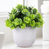Karlliu Artificial Plants Cute Colourful Succulents in Ceramic Planter Fake Plant Flowers Potted for Home Living Room Office Desk Decor Bathroom Bedroom Indoor Decoration - Homesidy.com