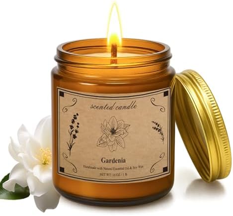 Candles for Home Scented, 16oz Large Soy Wax Lavender Scented Candle, 100 Hour Burn Time, Aromatherapy Candle, Ideal for Christmas, Anniversary, Birthday Gift - Homesidy.com