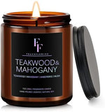 Eucalyptus &amp; Sage Scented Candles,Candles for Home Scented Aromatherapy Candles,Soy Wax Candle Gift for Women Men Amber Jar Candle, 7oz - Homesidy.com