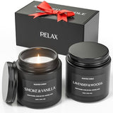 Waxcanpy Scented Candle Gift Set, Soy Candles for Women, Sleep Candles for Home Scented, 2 Pack Aromatherapy Candle for Relaxing, Sleep, Stress Relief &amp; Home Decor - Homesidy.com