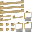 5 - Pieces Matte Black Bathroom Hardware Accessories Set, SUS304 Stainless Steel Bath Towel Bar Set, Towel Racks for Bathroom Wall Mounted. - Homesidy.com