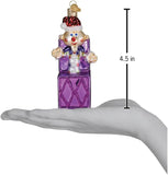Old World Christmas Rudolph and Clarice Glass Blown Ornament for Christmas Tree, Handcrafted Holiday Decoration, Rudolph Collection - Homesidy.com