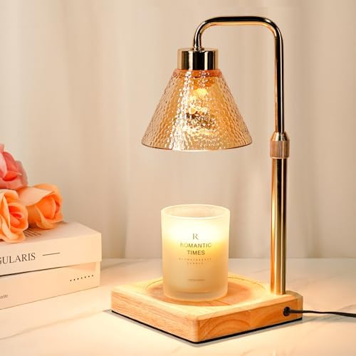Modern Candle Warmer Lamp with Timer, Dimmable Candle Lamp Warmer, Men Women Christmas Birthday Gifts, Black Candle Warmer, Adjustable Candle Light Warmer, Cozy Living Room Bedroom Home Decor - Homesidy.com