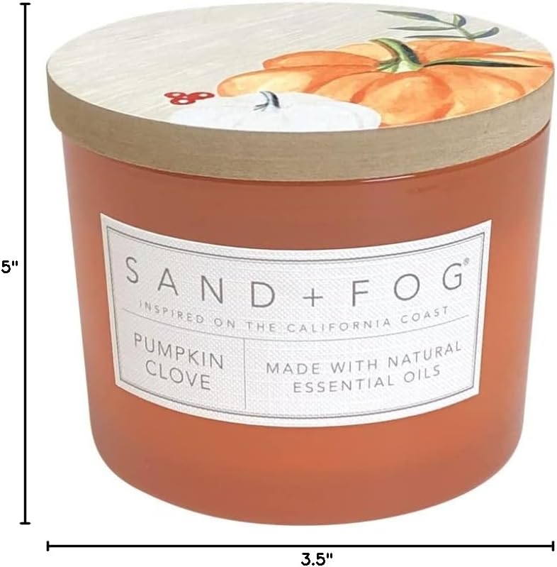 Sand Fog Scented Candle - Crushed Candy Cane – Additional Scents and Sizes – 100% Cotton Lead - Free Wick - Luxury Air Freshening Jar Candles - Perfect Home Decor – 12oz … - Homesidy.com