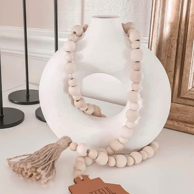 Ceramic Vases Set of 2,Modern Vases for Home Decor, White Boho Style for Living Room Kitchen Mantle Bedroom Dining Table Office Farmhouse Decorative Design - Homesidy.com