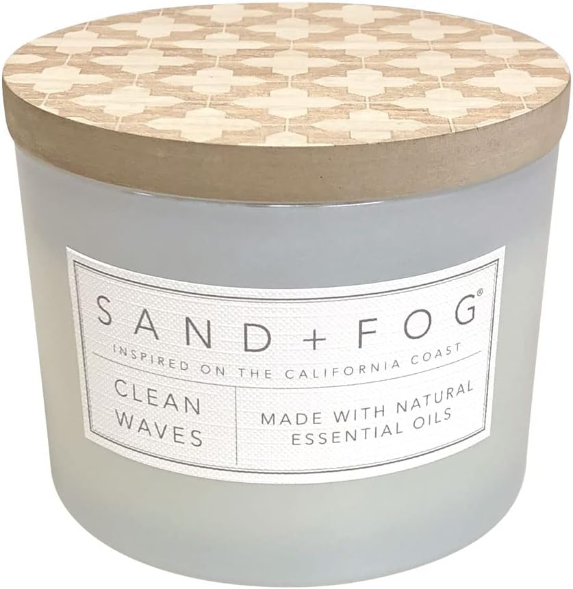 Sand Fog Scented Candle - Crushed Candy Cane – Additional Scents and Sizes – 100% Cotton Lead - Free Wick - Luxury Air Freshening Jar Candles - Perfect Home Decor – 12oz … - Homesidy.com