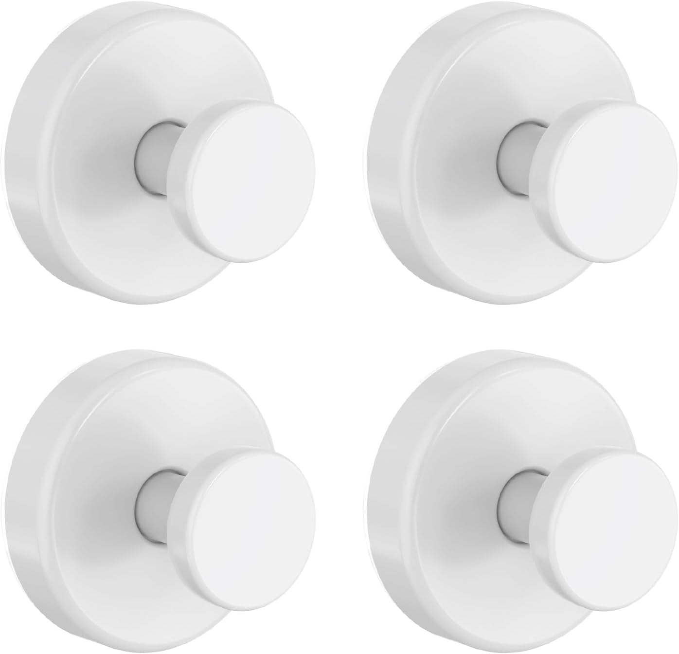 Bntuk Suction Cup Hooks for Shower, Removable Towel Hooks for Bathroom Window Glass Door Wall, Bath Robe Looafh Wreath Hook for Hanging - 2 Pack, Black - Homesidy.com