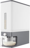 Lifewit Rice Dispenser 25 Lbs(11.3kg), Rice Storage Container Sealed Moisture Proof with Measuring Cup for Kitchen Pantry Household, BPA - Free, 1 Pack - Homesidy.com