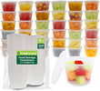 Freshware Food Storage Containers [36 Set] 16 oz Plastic Deli Containers with Lids, Slime, Soup, Meal Prep Containers | BPA Free | Stackable | Leakproof | Microwave/Dishwasher/Freezer Safe - Homesidy.com