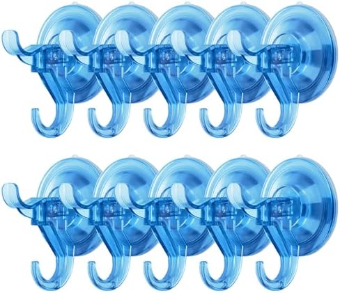 Antimbee 3 Pack Suction Cup Hooks, Clear Suction Cup Hanger, Removable Small Suction Cups for Shower, Bathroom, Glass, Door, Windows, Kitchen - Max Hanging up to 11 lbs on Smooth Surface - Homesidy.com