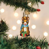 Old World Christmas Rudolph and Clarice Glass Blown Ornament for Christmas Tree, Handcrafted Holiday Decoration, Rudolph Collection - Homesidy.com