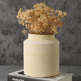 Rustic Vases for Home Decor. Ceramic Vase for Dining Table Decor. Terracotta Decorative Vase 6.1IN. ZSHLXM - Homesidy.com