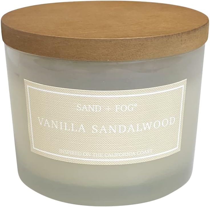 Sand Fog Scented Candle - Crushed Candy Cane – Additional Scents and Sizes – 100% Cotton Lead - Free Wick - Luxury Air Freshening Jar Candles - Perfect Home Decor – 12oz … - Homesidy.com