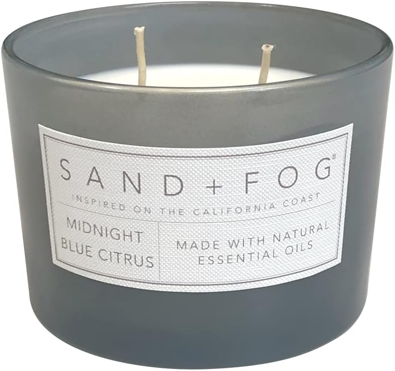 Sand Fog Scented Candle - Crushed Candy Cane – Additional Scents and Sizes – 100% Cotton Lead - Free Wick - Luxury Air Freshening Jar Candles - Perfect Home Decor – 12oz … - Homesidy.com
