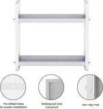 HNRLOY Bathroom Counter Organizer,Bathroom Countertop Organizer,Counter Shelf,Countertop Storage,Organization and Storage,Makeup Shelf,Sink Caddy(Brown 3 Tier) - Homesidy.com