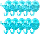 Antimbee 3 Pack Suction Cup Hooks, Clear Suction Cup Hanger, Removable Small Suction Cups for Shower, Bathroom, Glass, Door, Windows, Kitchen - Max Hanging up to 11 lbs on Smooth Surface - Homesidy.com