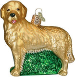 Old World Christmas Black Labrador Dog Collection Glass Blown Ornaments for Christmas Tree 3.75 x 1.5 - Homesidy.com