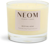 NEOM - Bedtime Hero Scented Candle, 3 Wick | Chamomile &amp; Ylang Ylang | Essential Oil Aromatherapy Candle | Scent to Sleep - Homesidy.com