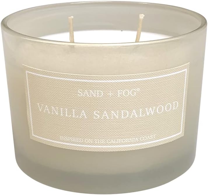 Sand Fog Scented Candle - Crushed Candy Cane – Additional Scents and Sizes – 100% Cotton Lead - Free Wick - Luxury Air Freshening Jar Candles - Perfect Home Decor – 12oz … - Homesidy.com
