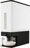 Lifewit Rice Dispenser 25 Lbs(11.3kg), Rice Storage Container Sealed Moisture Proof with Measuring Cup for Kitchen Pantry Household, BPA - Free, 1 Pack - Homesidy.com