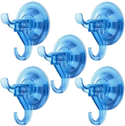 Antimbee 3 Pack Suction Cup Hooks, Clear Suction Cup Hanger, Removable Small Suction Cups for Shower, Bathroom, Glass, Door, Windows, Kitchen - Max Hanging up to 11 lbs on Smooth Surface - Homesidy.com