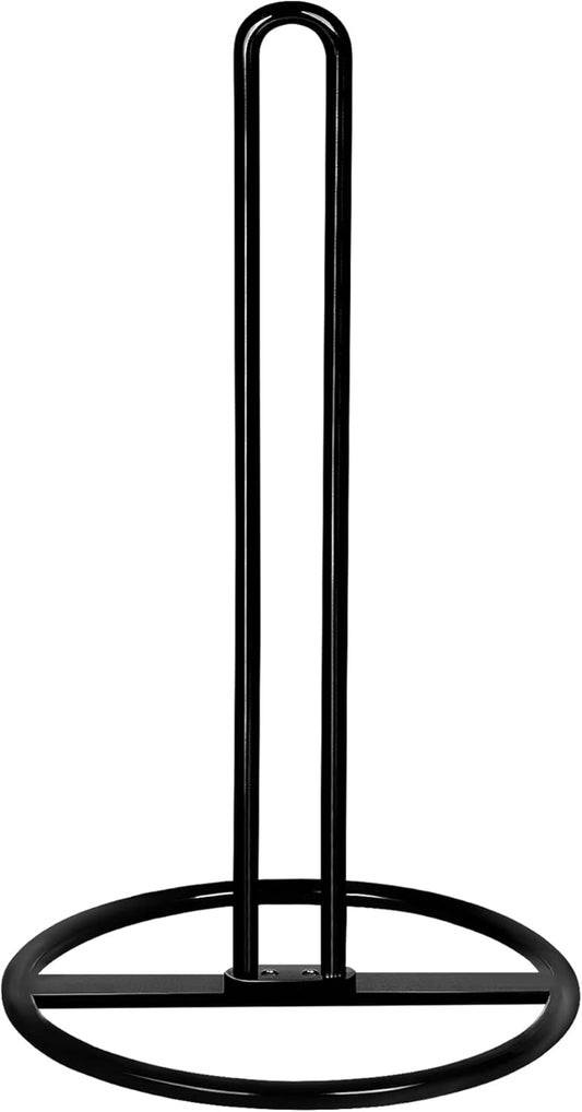Paper Towel Holder Countertop, OBODING, Kitchen Paper Towel Stand Holder for Kitchen Organization and Storage, Paper Towel Holders for Standard and Large Size Rolls (Black) - Homesidy.com