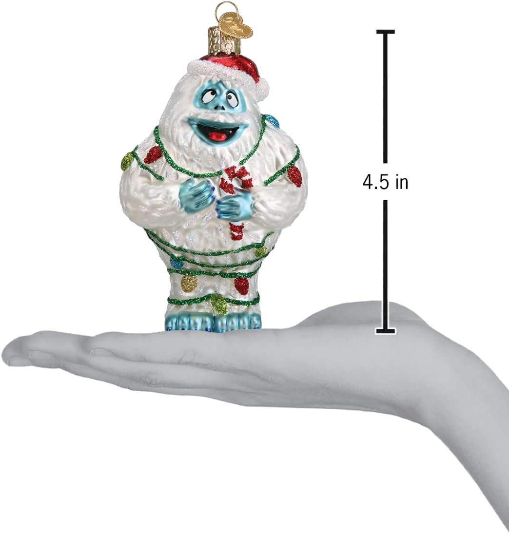 Old World Christmas Rudolph and Clarice Glass Blown Ornament for Christmas Tree, Handcrafted Holiday Decoration, Rudolph Collection - Homesidy.com