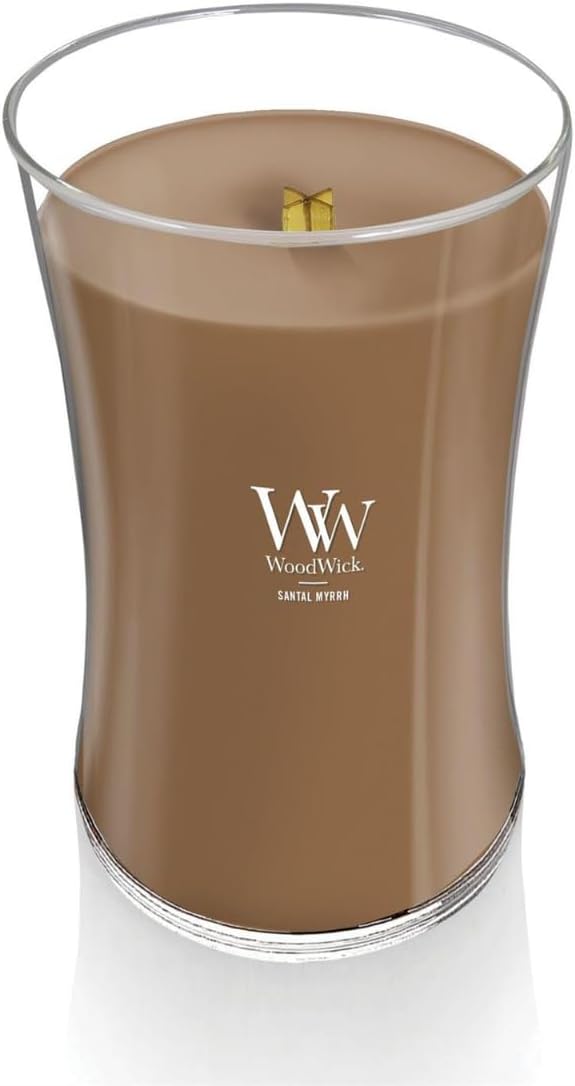 WoodWick Marine Amber Holiday Candle Gifts for Women and Men, 9.7 oz Precious Metals Collection with Crackling Wick - Homesidy.com