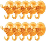 Antimbee 3 Pack Suction Cup Hooks, Clear Suction Cup Hanger, Removable Small Suction Cups for Shower, Bathroom, Glass, Door, Windows, Kitchen - Max Hanging up to 11 lbs on Smooth Surface - Homesidy.com