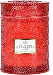 Frosted Cranberry Luxury Scented Candles - 19oz, 88hr Burn Time, Perfect Christmas Gifts for Women - Homesidy.com