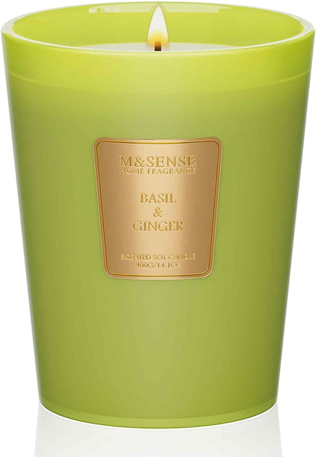 M&amp;SENSE Extra Large Candle Creamy Vanilla Scented, 3 - Wick 35oz 150H Long Lasting, Natural Soy Wax Aromatherapy Candle for Stress Relief, Home Fragrance Fall Winter Christmas Thanksgiving Gifts - Homesidy.com