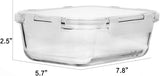 [8 - Pack,30 oz]Glass Meal Prep Containers,Glass Food Storage Containers,Airtight lunch Containers with Lids, Microwave, Oven, Freezer and Dishwasher - Homesidy.com