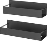 HuggieGems Metal 4 Pack Magnetic Spice Storage Rack Organizer for Refrigerator and Oven, Black Fridge Organizers and Storage - Homesidy.com