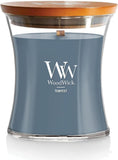 WoodWick Marine Amber Holiday Candle Gifts for Women and Men, 9.7 oz Precious Metals Collection with Crackling Wick - Homesidy.com