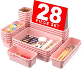 A - LuGei 【Military Grade Drawer Organizer, 【𝟱𝗦𝗶𝘇𝗲】 Makeup organizer, 【Holds 177 Items】 Bathroom Organizers and Storage, Organization and Storage, Desk Drawer Organizer for Bathroom Vanity - Homesidy.com