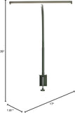 Airlonv LED Desk Lamp for Office Home, Eye - Caring Desk Light with Stepless Dimming Adjustable Flexible Gooseneck, 10W USB Adapter Desk Lamp with Clamp for Reading, Study, Workbench (Black) - Homesidy.com