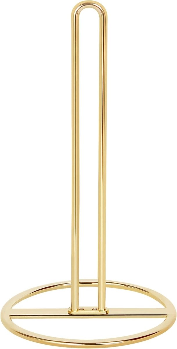 Paper Towel Holder Countertop, OBODING, Kitchen Paper Towel Stand Holder for Kitchen Organization and Storage, Paper Towel Holders for Standard and Large Size Rolls (Black) - Homesidy.com