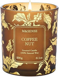 M&amp;SENSE Vanilla Scented Candles, Vegan Soy Candles, Creamy Naturally Scented, 8.1oz 42 - Hour Slow Burning Time, Toxic Free Winter Relaxing Sleep Thanksgiving Christmas Fancy Gift for Home Decor - Homesidy.com